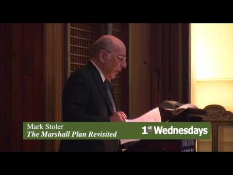 1st Wednesdays - The Marshall Plan Revisited 06.11.13