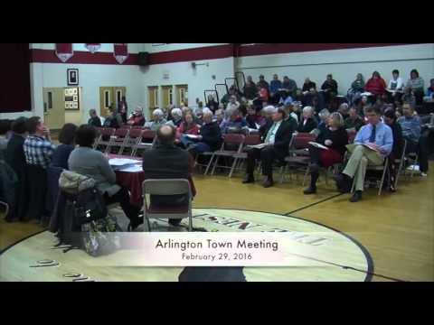 Arlington Town Meeting - 02.29.16