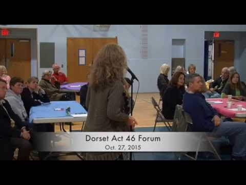 Dorset Act 46 Forum 10.27.15