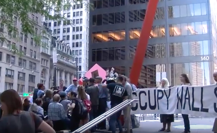 Bernie Blackout News - Occupy 5th Anniversary in Zuccotti Park, NYC