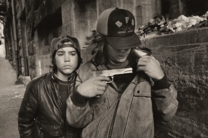 Mono - "Where We Live", Michael Dickman. "Rat" and Mike with a Gun, Seattle, Mary Ellen Mark.