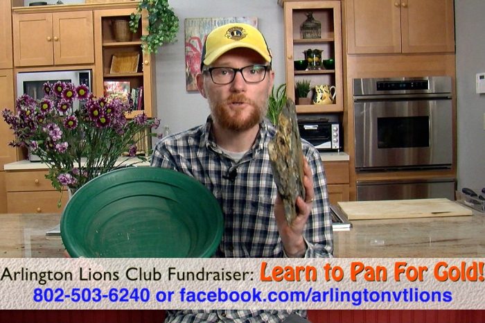 Video Announcement - Arlington Lions Club Fundraiser: Learn to Pan For Gold!
