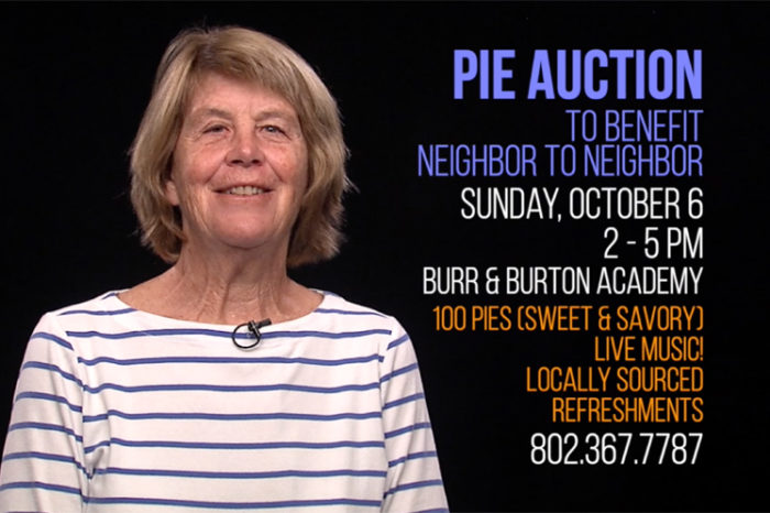 Video Announcement - Pie Auction to Benefit Neighbor to Neighbor