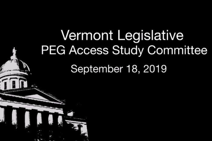 The News Project - PEG Access Study Committee Excerpts 09.18.19