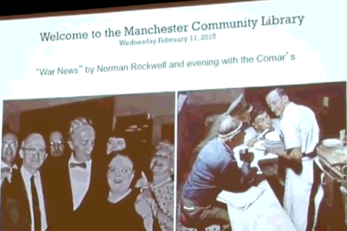 Manchester Historical Society Celebrates Rockwell Print Donation