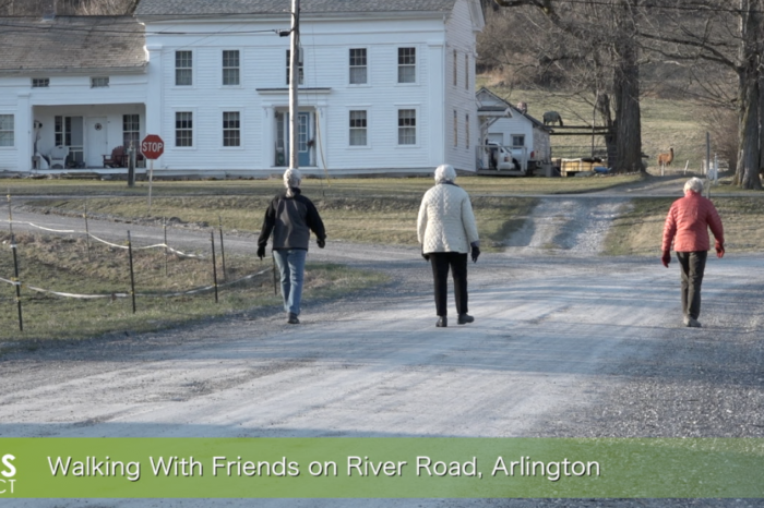 The News Project - Walking With Friends Along the Battenkill