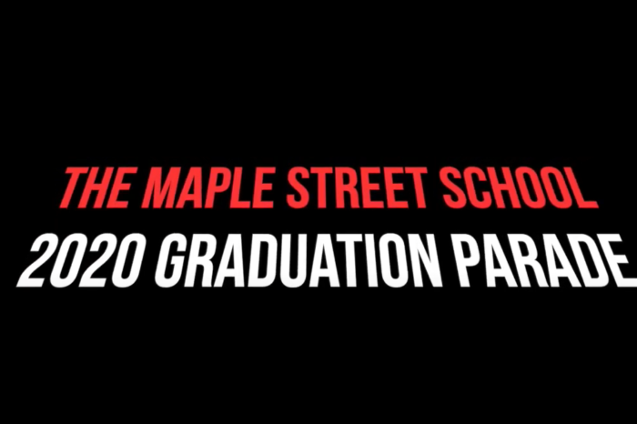Maple Street School 2020 Graduation Parade