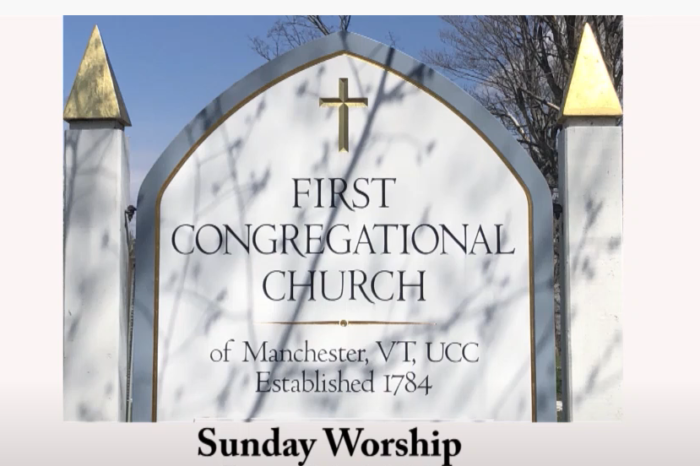 First Congregational Church of Manchester - Sunday Worship 11.01.20