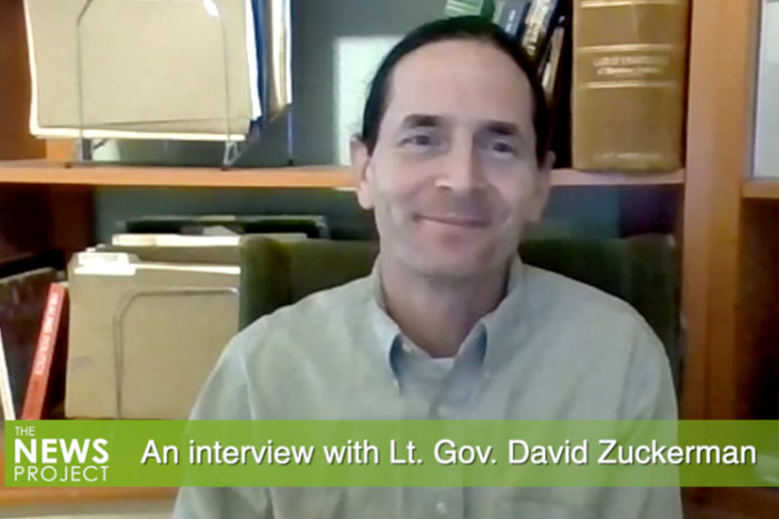 The News Project: In Studio - An interview with Lt. Gov. David Zuckerman