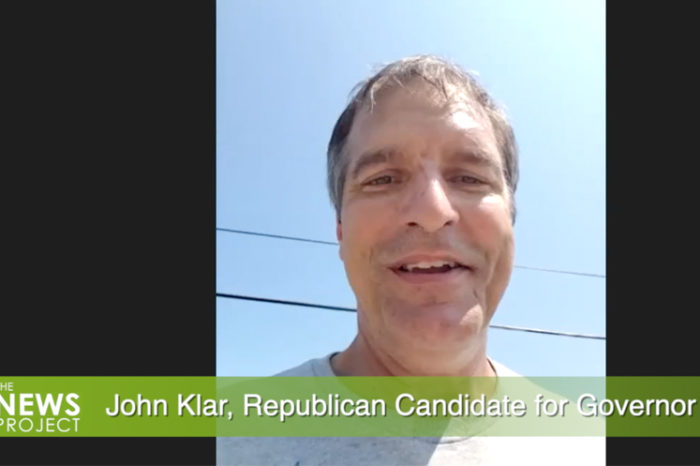 The News Project: In Studio - John Klar, Republican Candidate for Governor