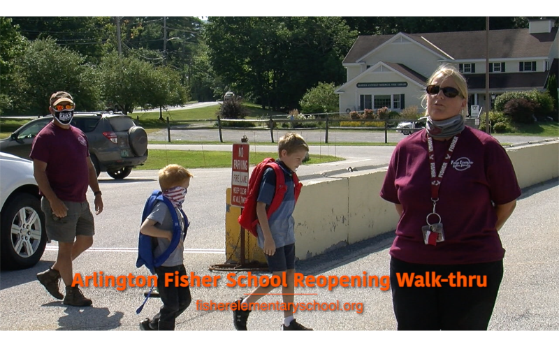 Video Announcement - Arlington Fisher School Reopening Walk-thru