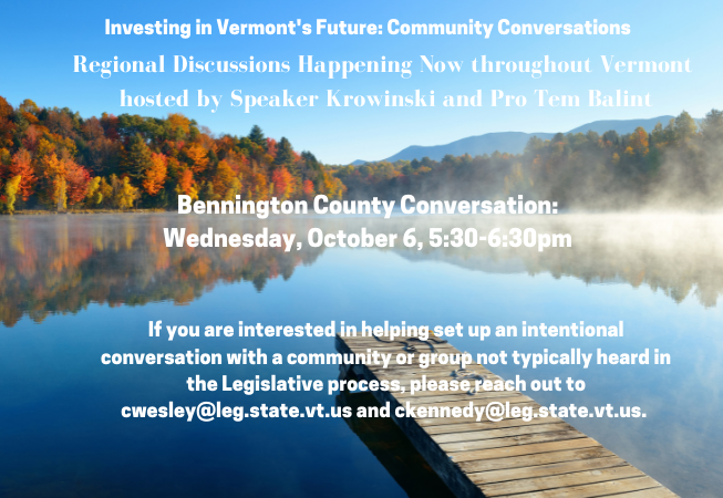 ~Investing in Vermont's Future Community Conversations~