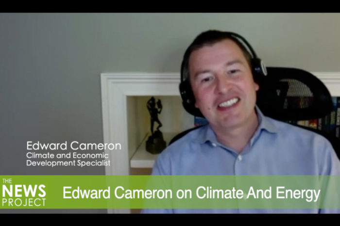 The News Project: In Studio - Edward Cameron on Climate And Energy