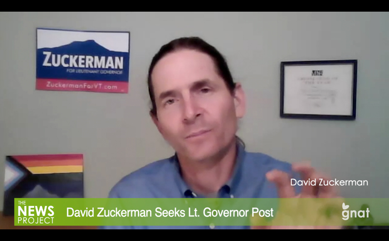 The News Project: In Studio - David Zuckerman Seeks Lt. Governor Post