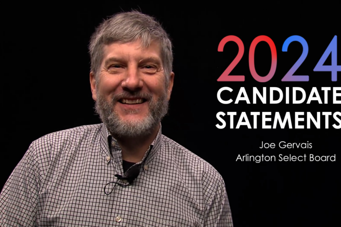 Candidate Statement - Joe Gervais, Arlington Select Board