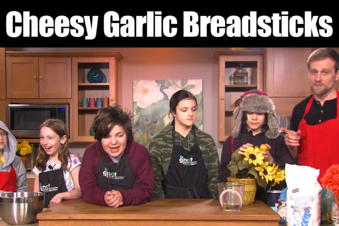 February Cooking Camp - Cheesy Garlic Bread