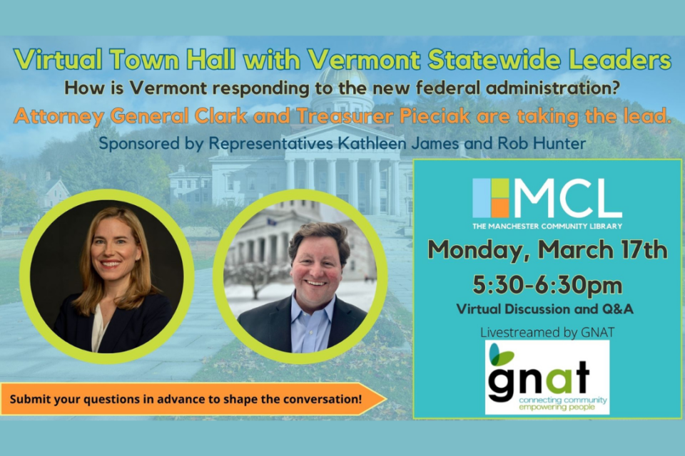 Virtual Town Hall with Vermont State Leaders – GNAT