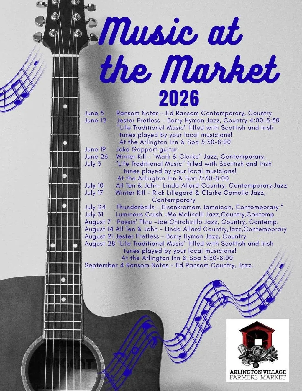 Music at the Arlington Farmers Market