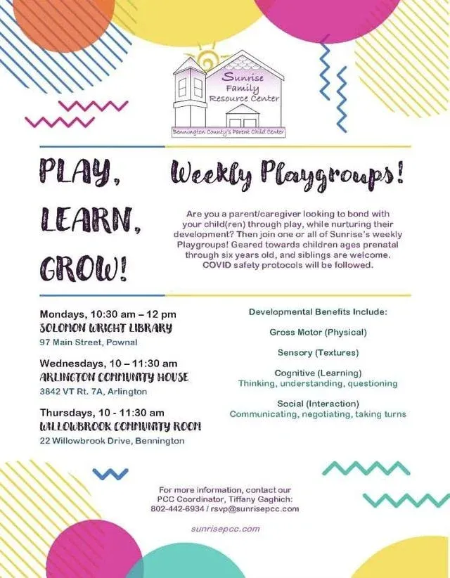Weekly Playgroup in Bennington