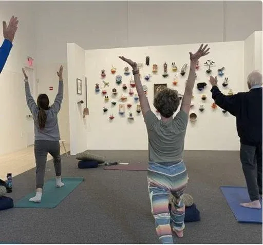 Yoga in the Wilson Museum