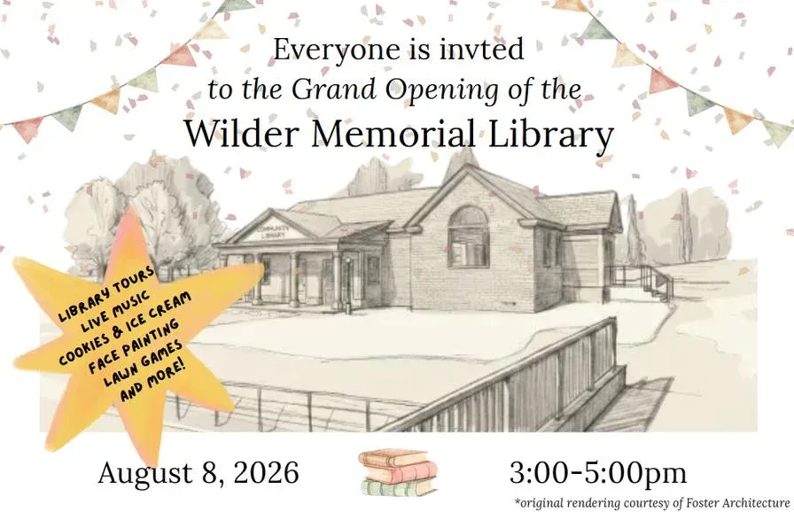 Wilder Memorial Library Grand Opening Celebration