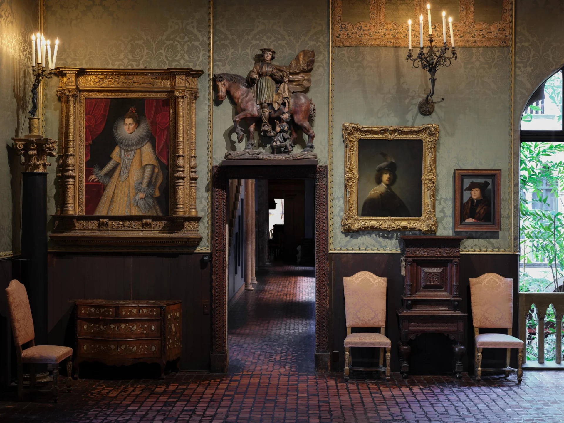 The Dutch Room Gallery at Isabella Stewart Gardner Museum