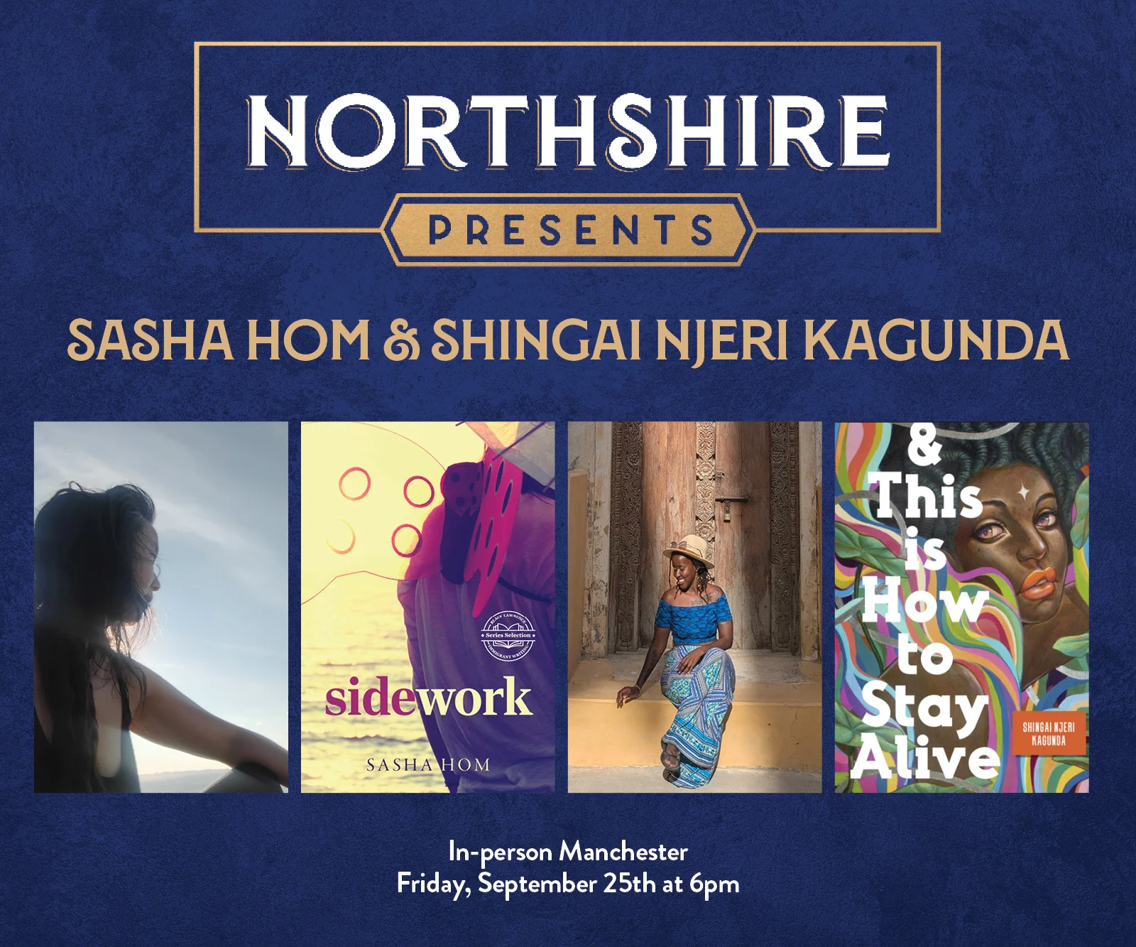 Northshire Manchester: Sasha Hom, Lucy Ives & Shingai Njeri Kagunda