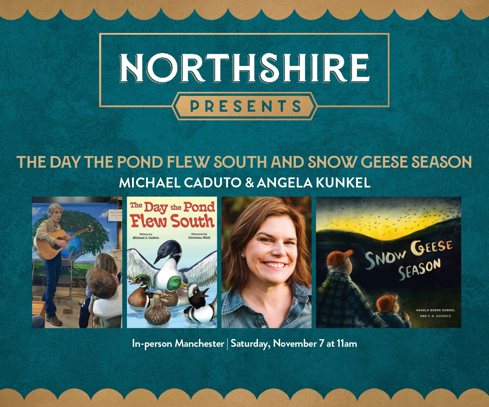 Northshire Manchester: Michael Caduto & Angela Kunkel - The Day The Pond Flew South and Snow Geese Season